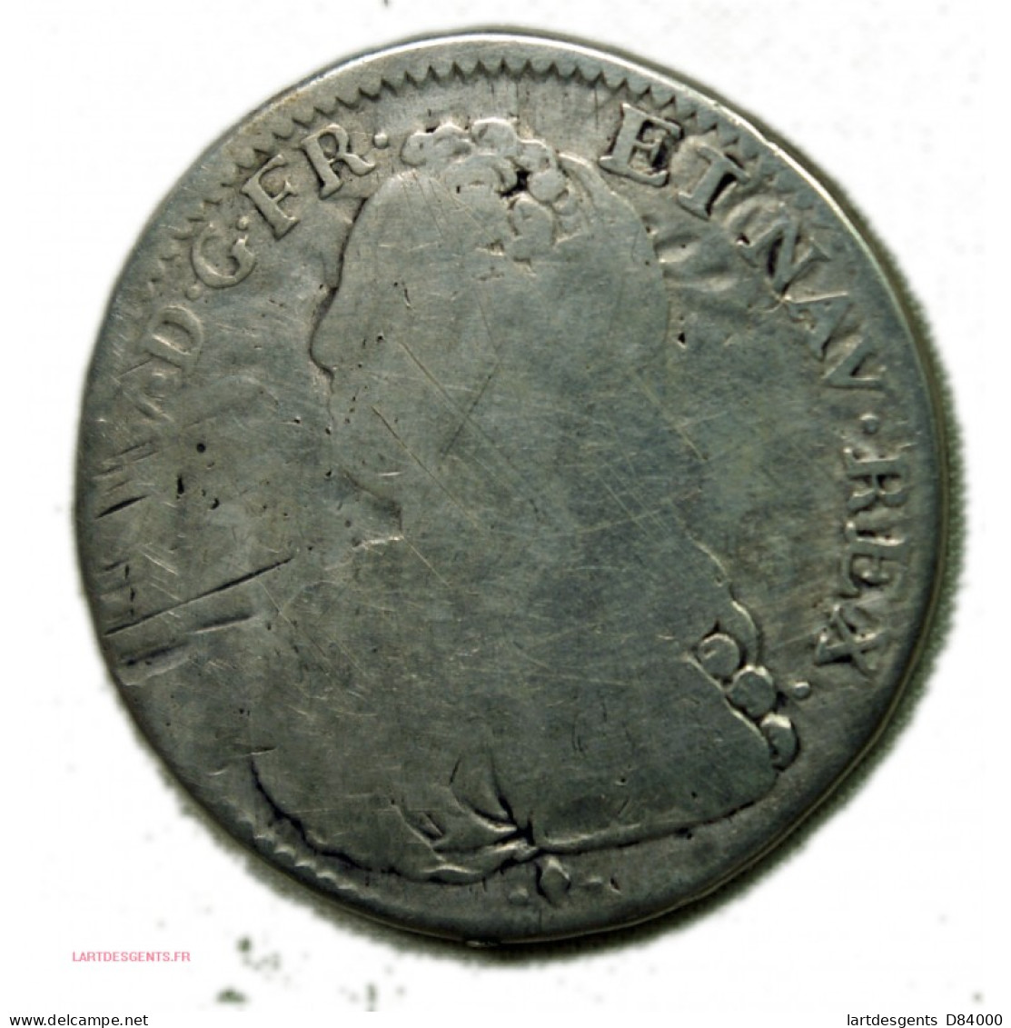 Louis XV Demi Ecu 1728 L Bayonne, Lartdesgents - 1715-1774 Luigi XV Il Beneamato