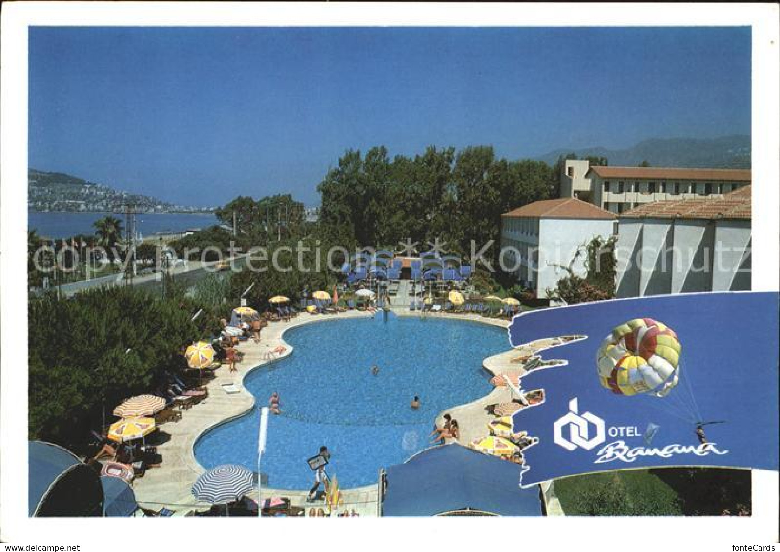 71899284 Alanya Hotel Banana Swimming Pool Fallschirmspringen Alanya - Turquie