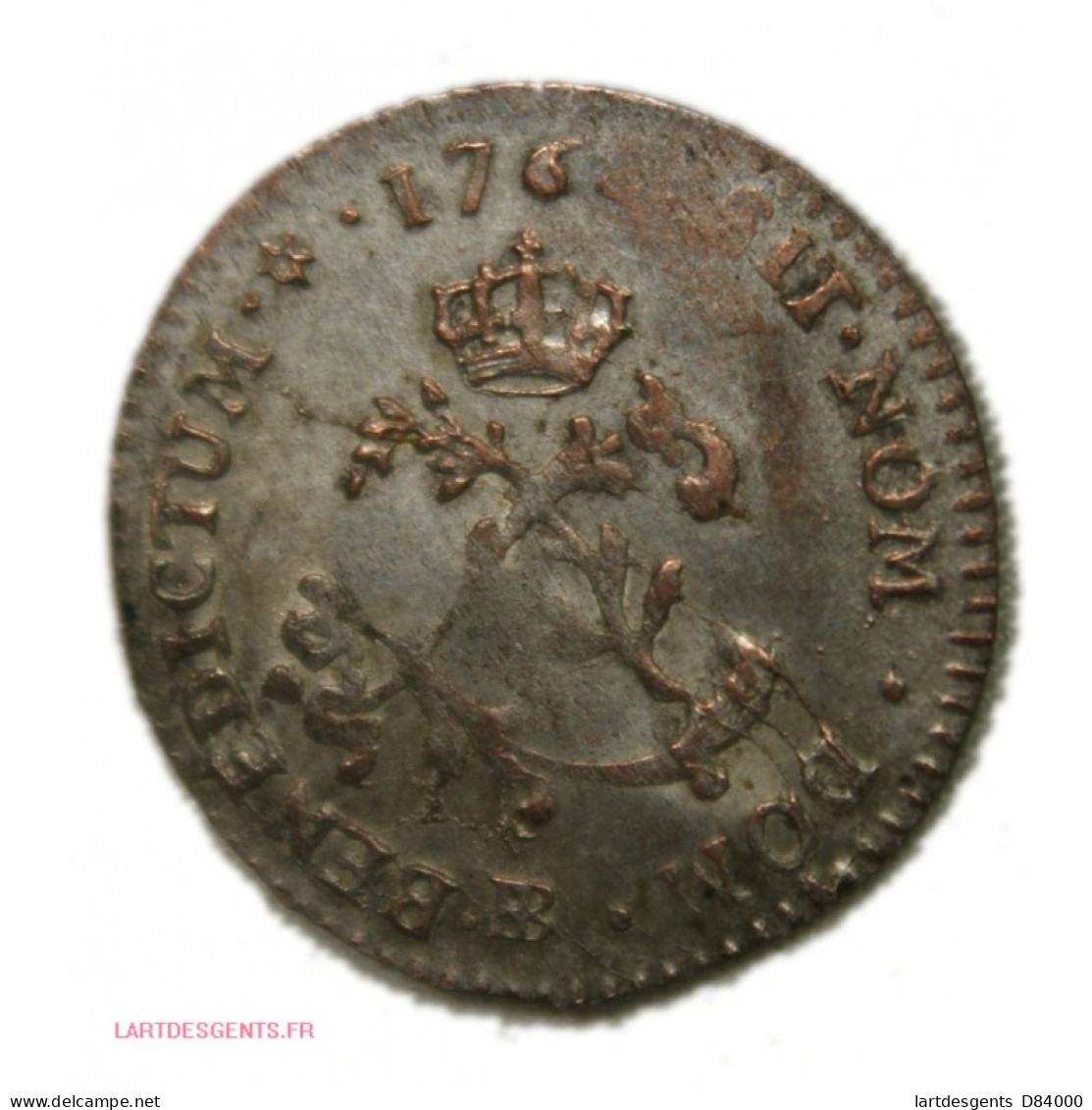 Louis XV Double Sol 1762 BB Strasbourg, Lartdesgents - 1715-1774 Lodewijk XV