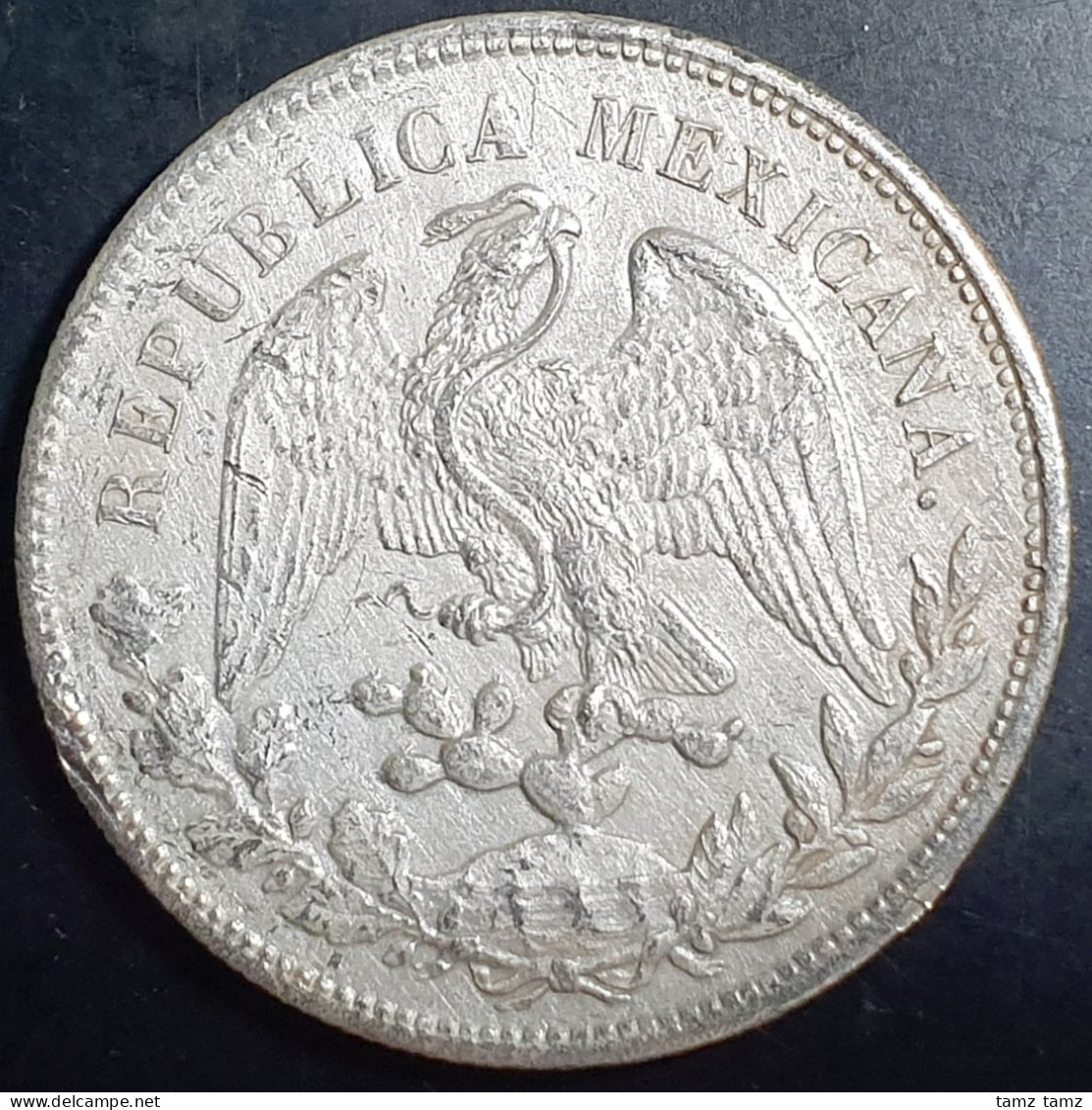 Republic Mexico 1 Un Peso Cap And Rays 1899 Silver Cn JQ VF - Mexiko