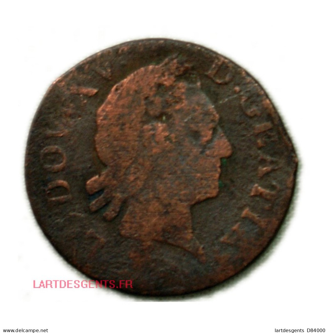 Louis XV Liard 1769 Besançon, Lartdesgents - 1715-1774 Luigi XV Il Beneamato