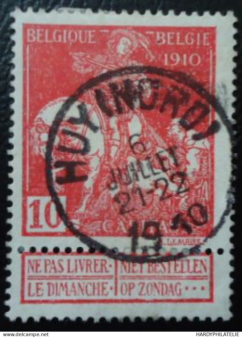 BELGIQUE N°91 Oblitéré - 1910-1911 Caritas