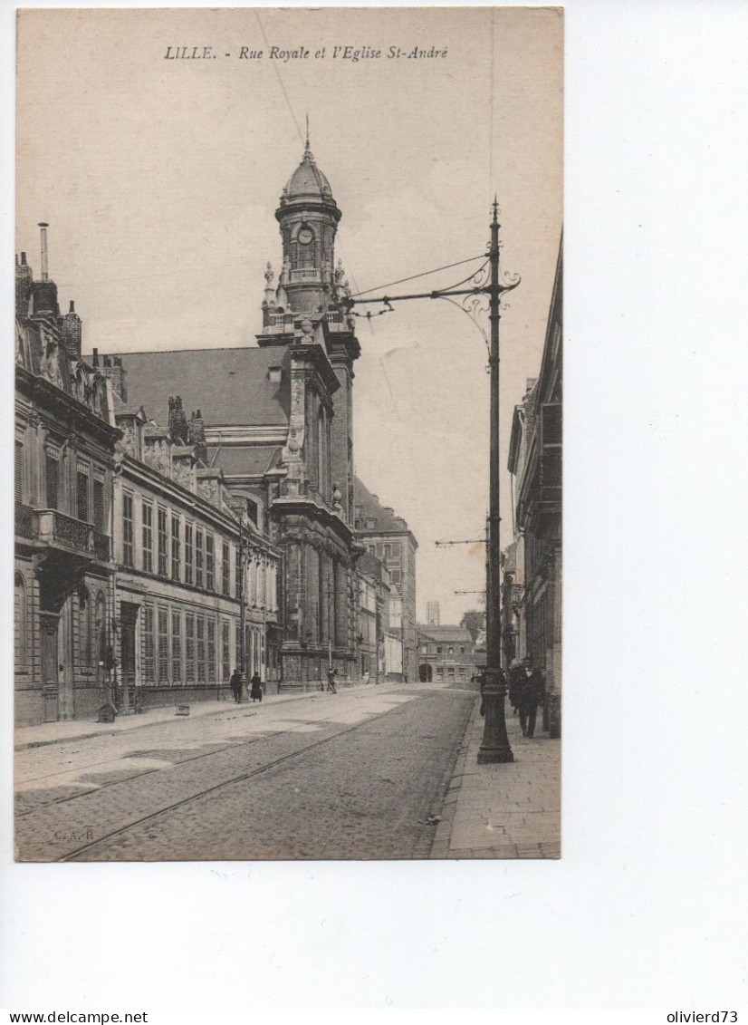 Cpa - 59 - Lille - Rue Royale -  A VOIR - Lille