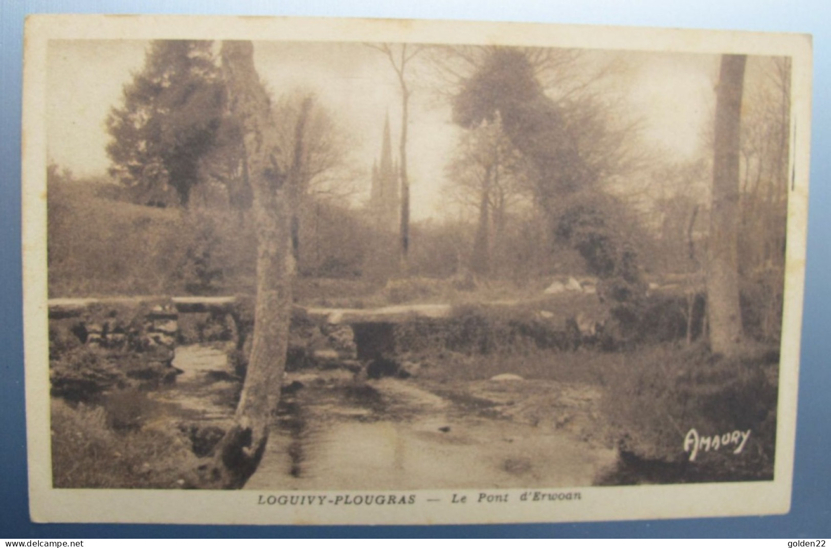 LOGUIVY-PLOUGRAS. Le Pont D'Erwoan - Andere & Zonder Classificatie