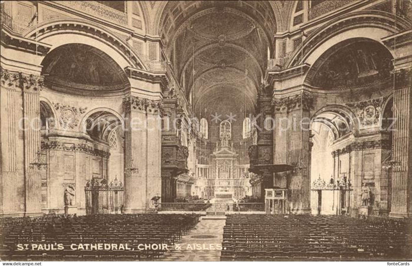 71893150 London St Pauls Cathedral Choir Aisles - Autres & Non Classés