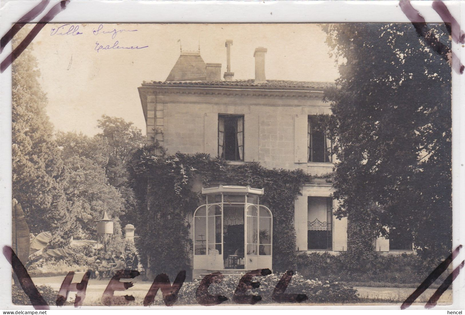 TALENCE. Carte-Photo. Villa "SUZON" - Other & Unclassified
