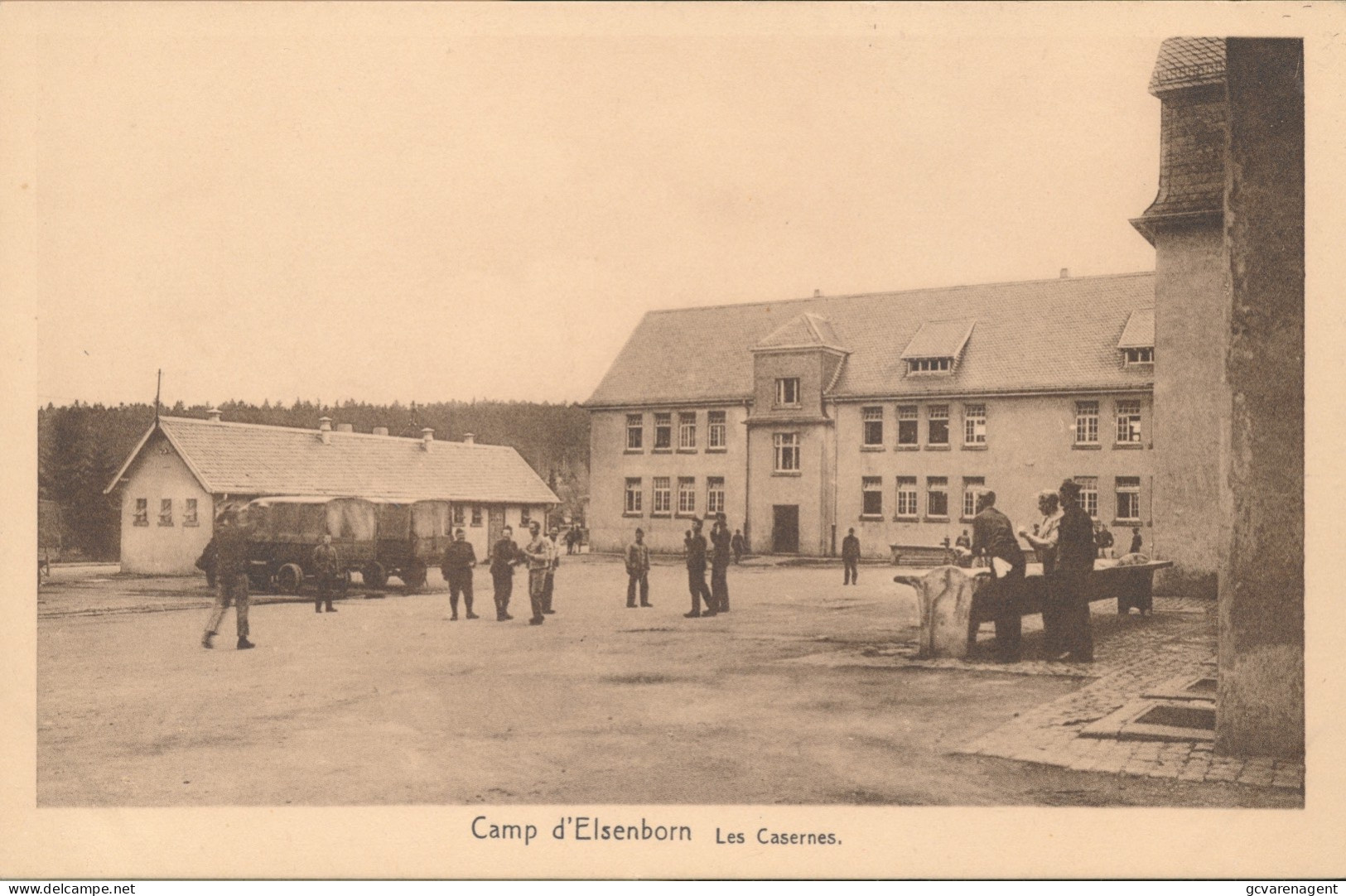 CAMP D'ELSENBORN       LES CASERNES - Elsenborn (Kamp)