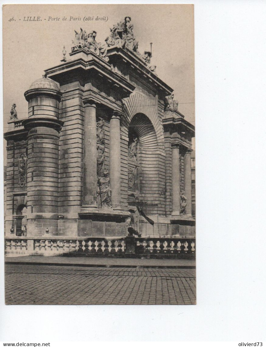 Cpa - 59 - Lille - Porte De Paris -  A VOIR - Lille