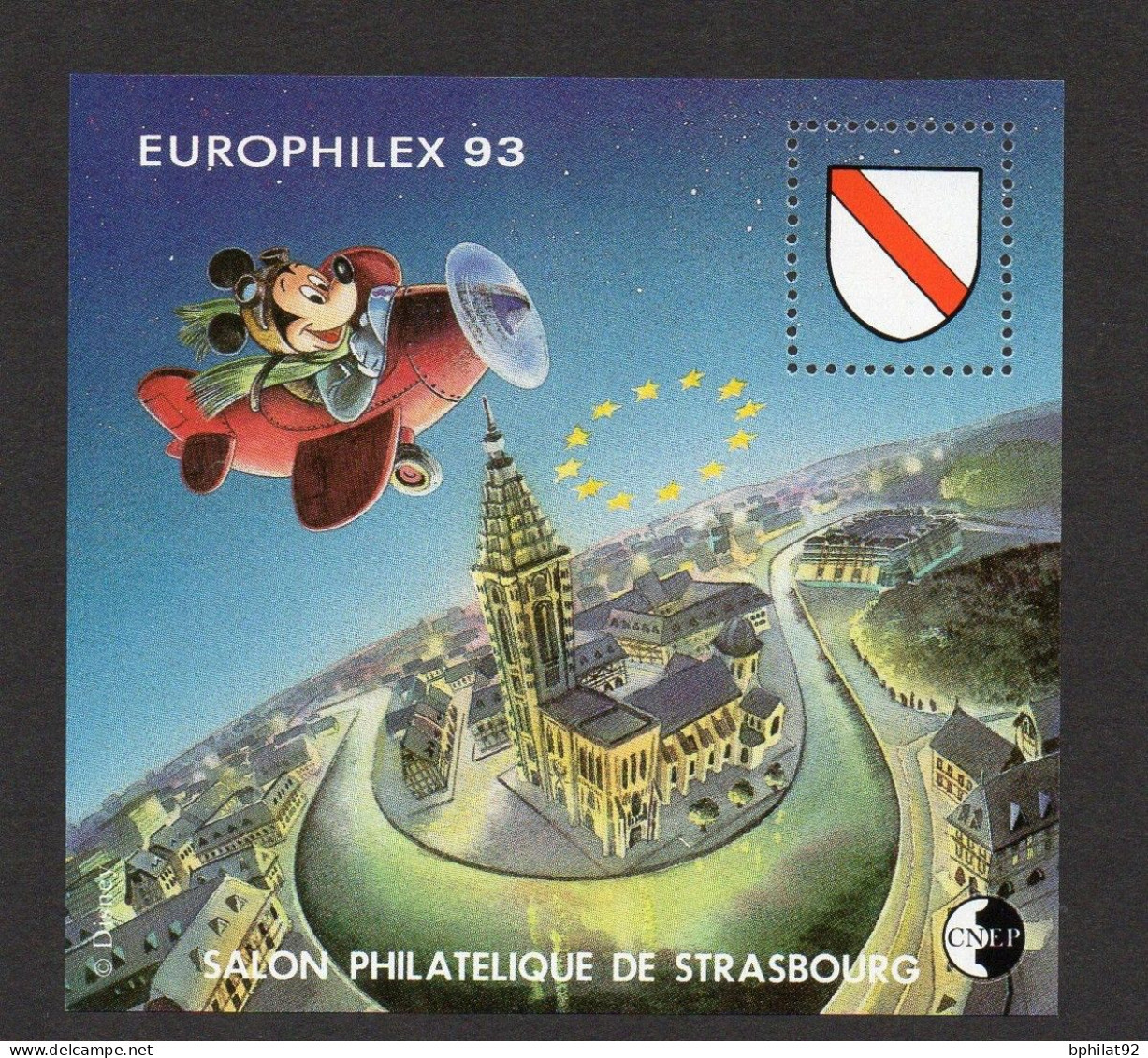 !!! BLOC CNEP N°17 EUROPHILEX 1993, THEME MICKEY NEUF ** - CNEP