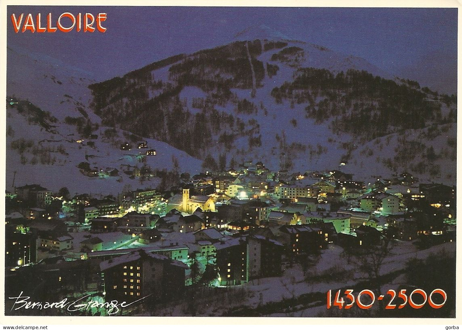 *CPM -73 - VALLOIRE - La Nuit - Andere & Zonder Classificatie