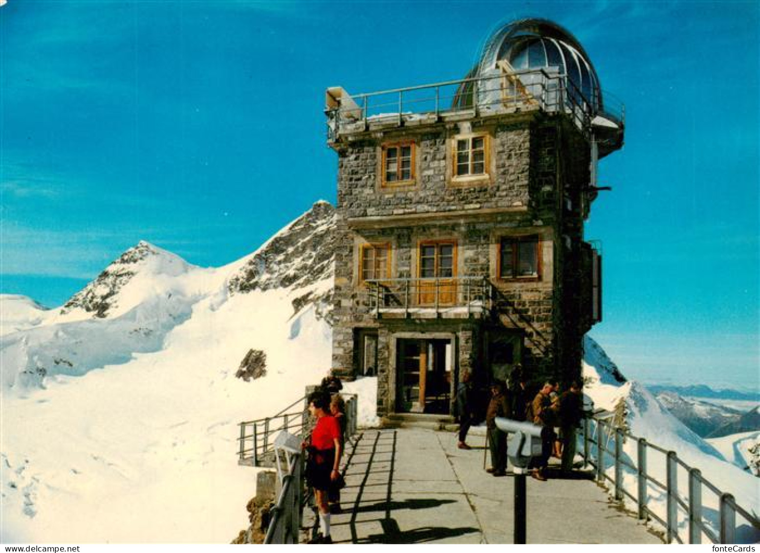 13956407 Jungfraujoch_3457m_BE Sphinx Observatorium Mit Rottalhorn Und Jungfrau - Otros & Sin Clasificación