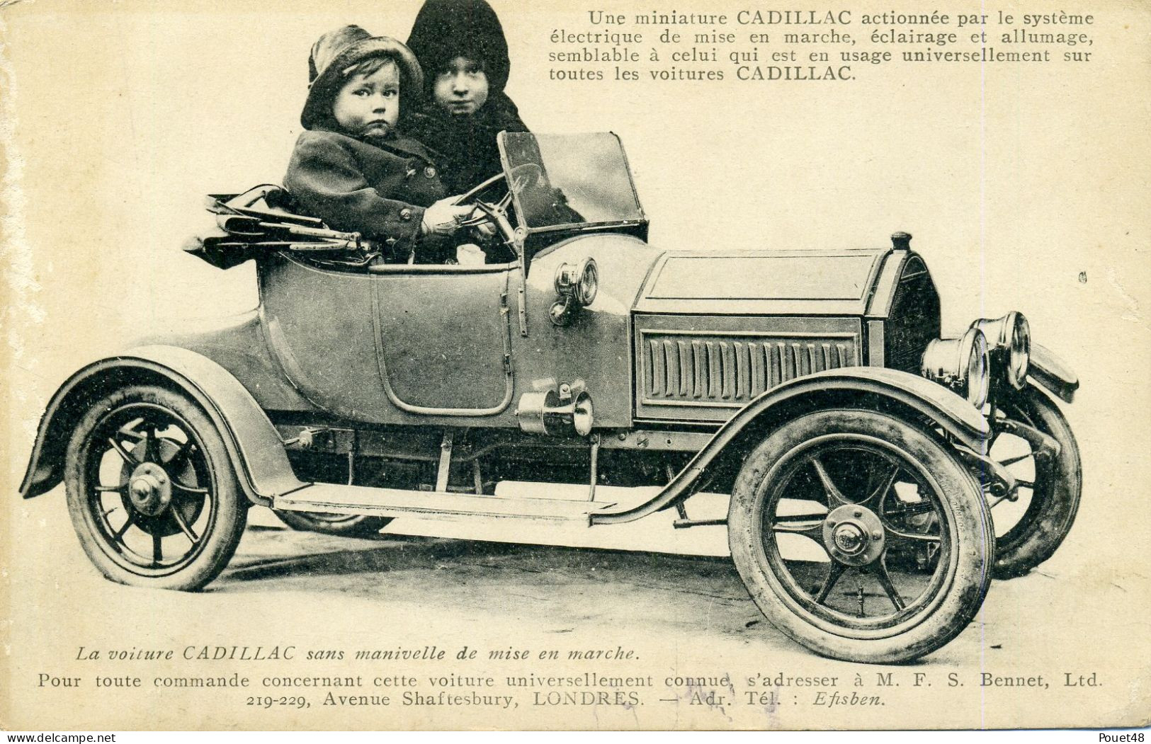 JOUET - La Voiture CADILLAC Sans Manivelle De Mise En Marche - Jeux Et Jouets