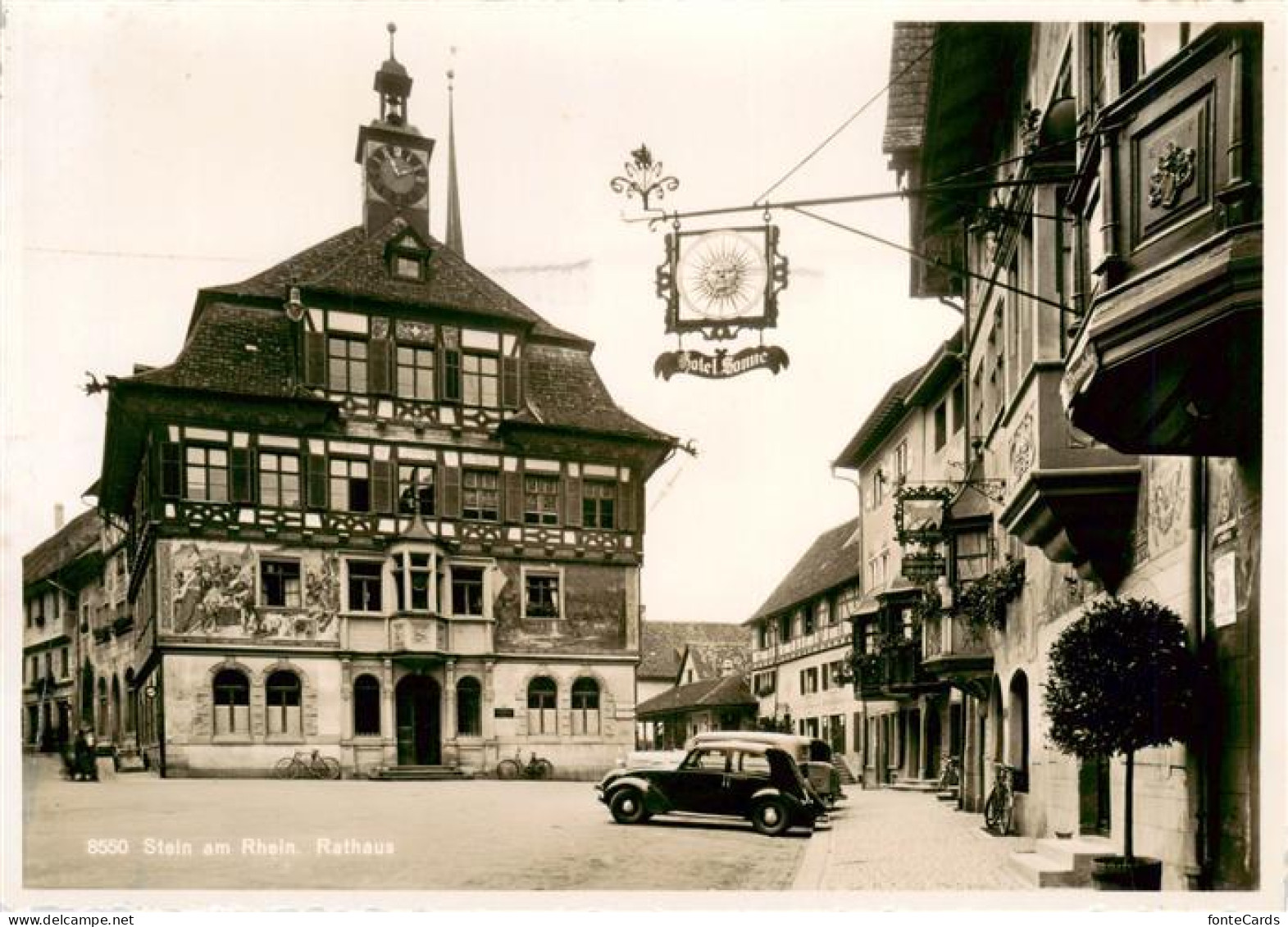 13956140 Stein_Rhein_Stein_am_Rhein_SH Fliegeraufnahme - Andere & Zonder Classificatie