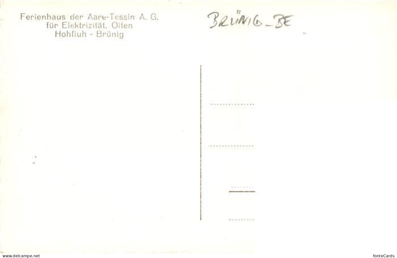 13956032 Bruenig_BE Ferienhaus Der Aare-Tessin A.G. Fuer Elektrizitaet - Otros & Sin Clasificación