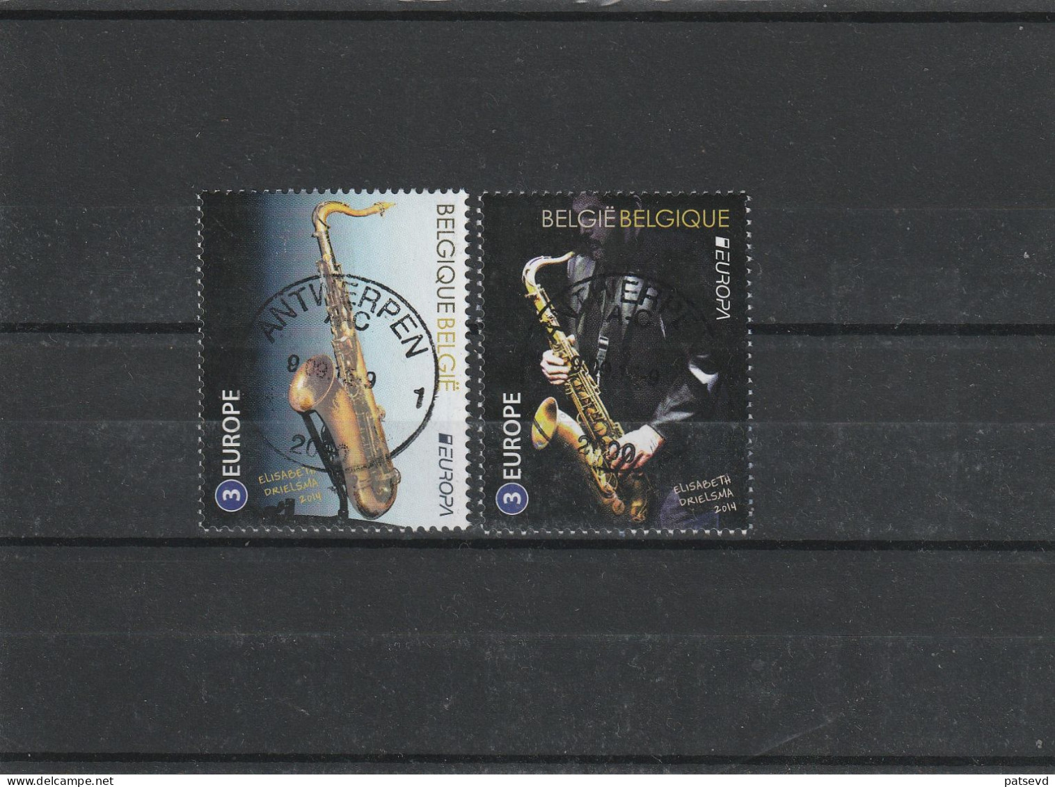 4427/4428 Europa Aldolf Sax Oblit/gestp Centrale - Used Stamps