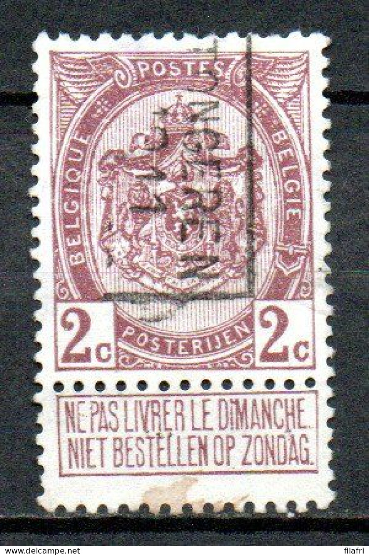 1727 Voorafstempeling Op Nr 82 - TONGEREN 1911 TONGRES - Positie B - Roller Precancels 1910-19