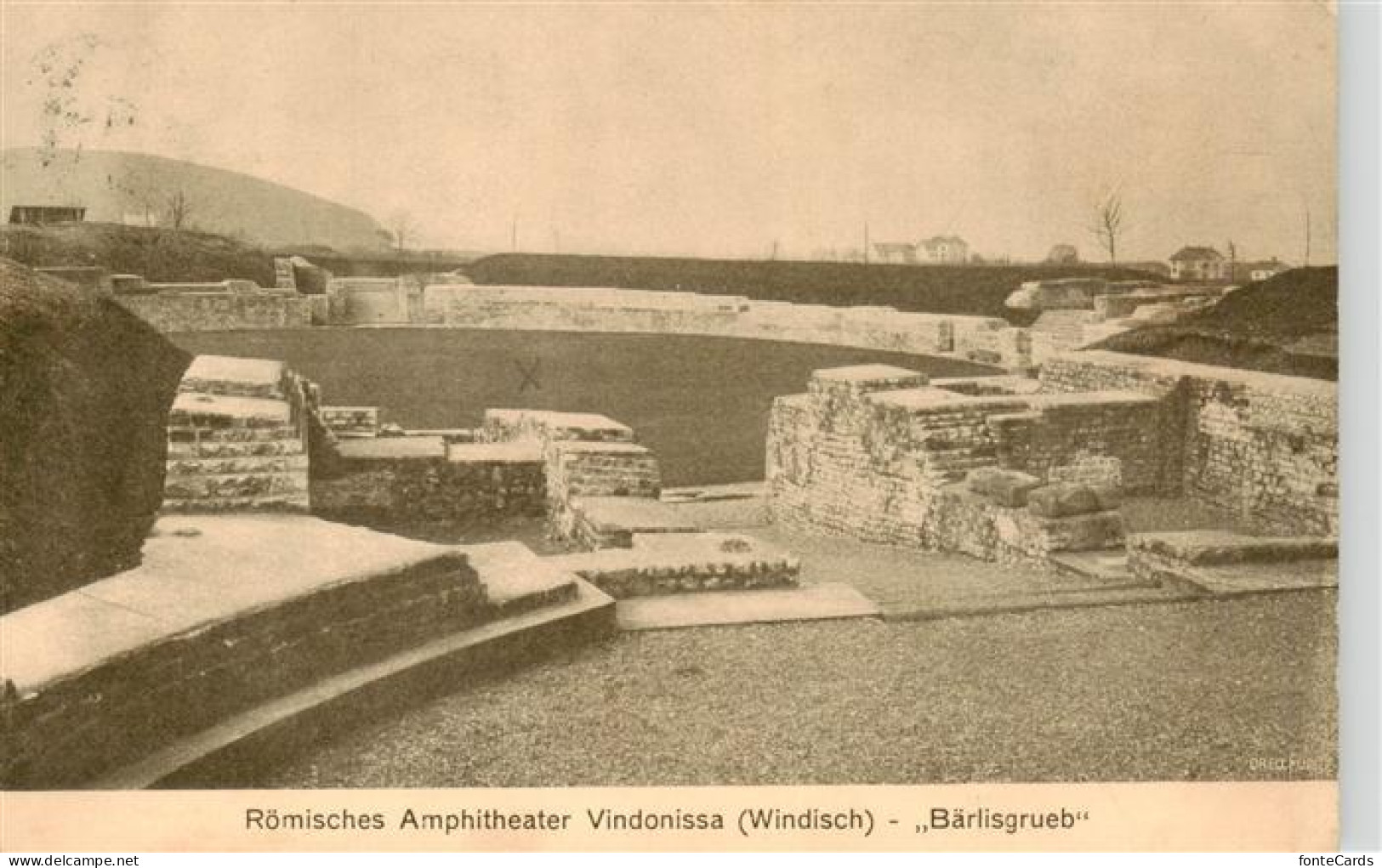 13956025 Windisch_AG Roemisches Amphitheater Vindonissa Baerlisgrueb - Autres & Non Classés