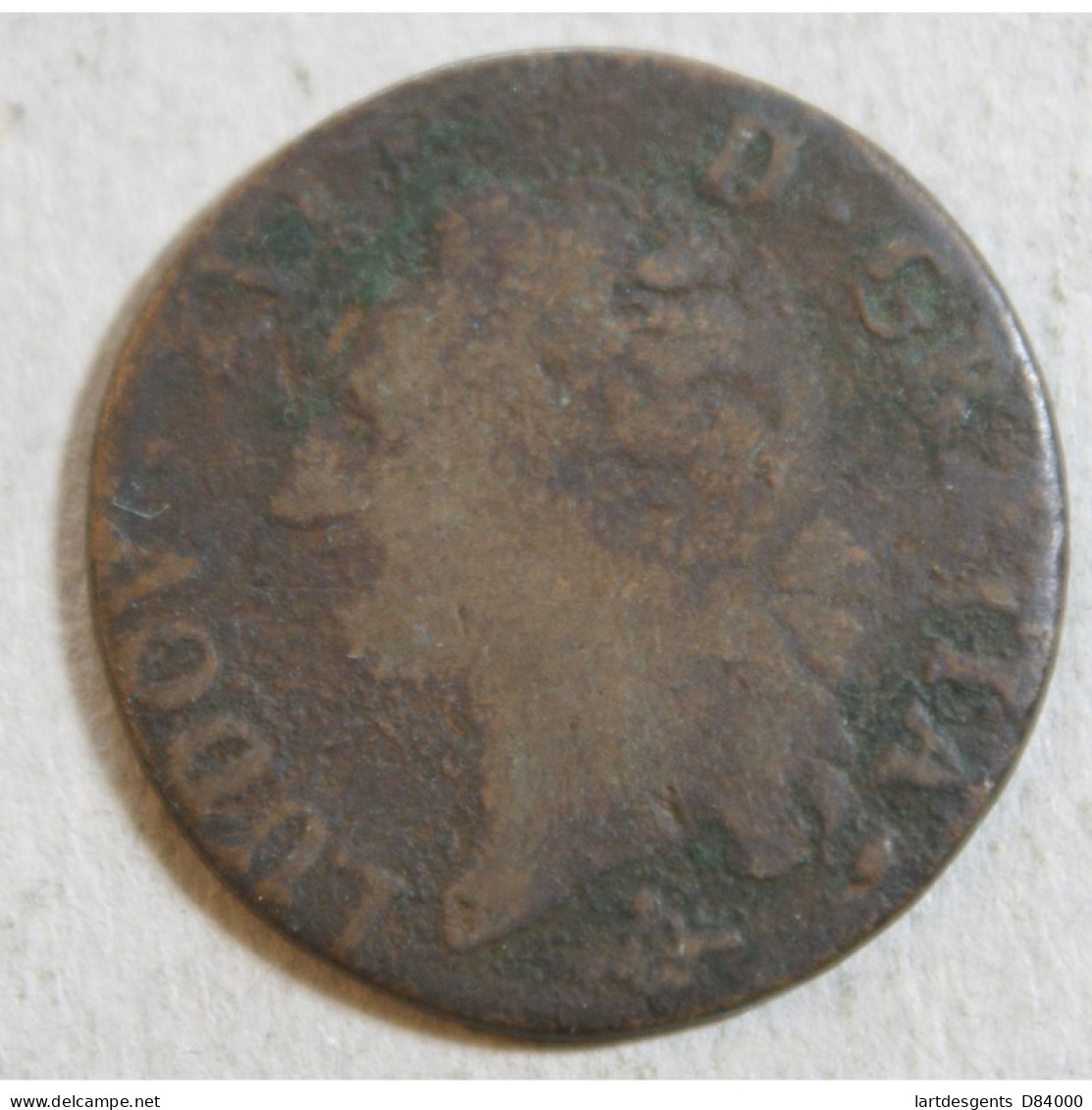 Louis XVI - 1/2 Sol 1785 B Rouen - Neufs