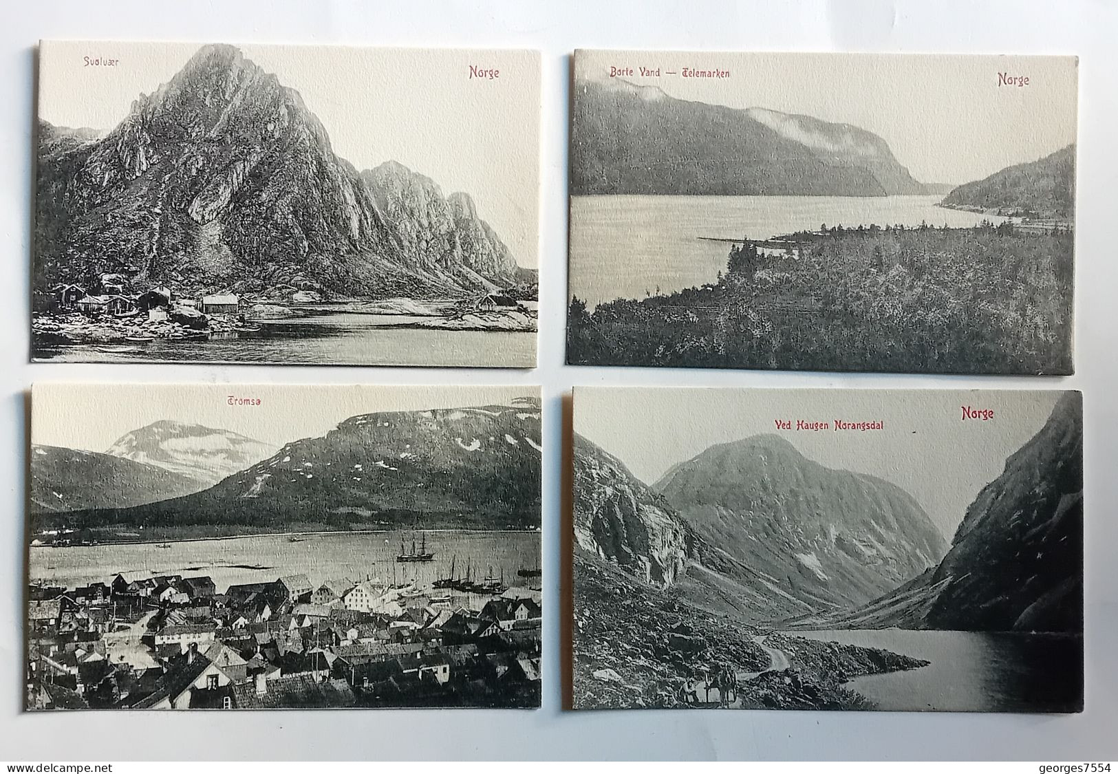 SERIE DE 12 CPA  - NORVEGE - Norwegen