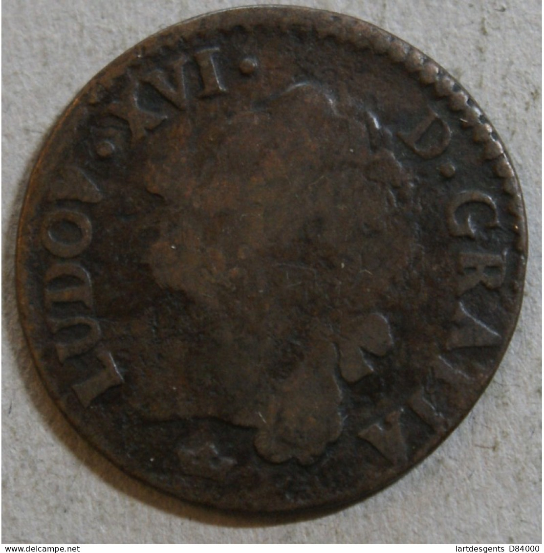 Louis XVI - 1/2 Sol 1783 M Toulouse - Ungebraucht