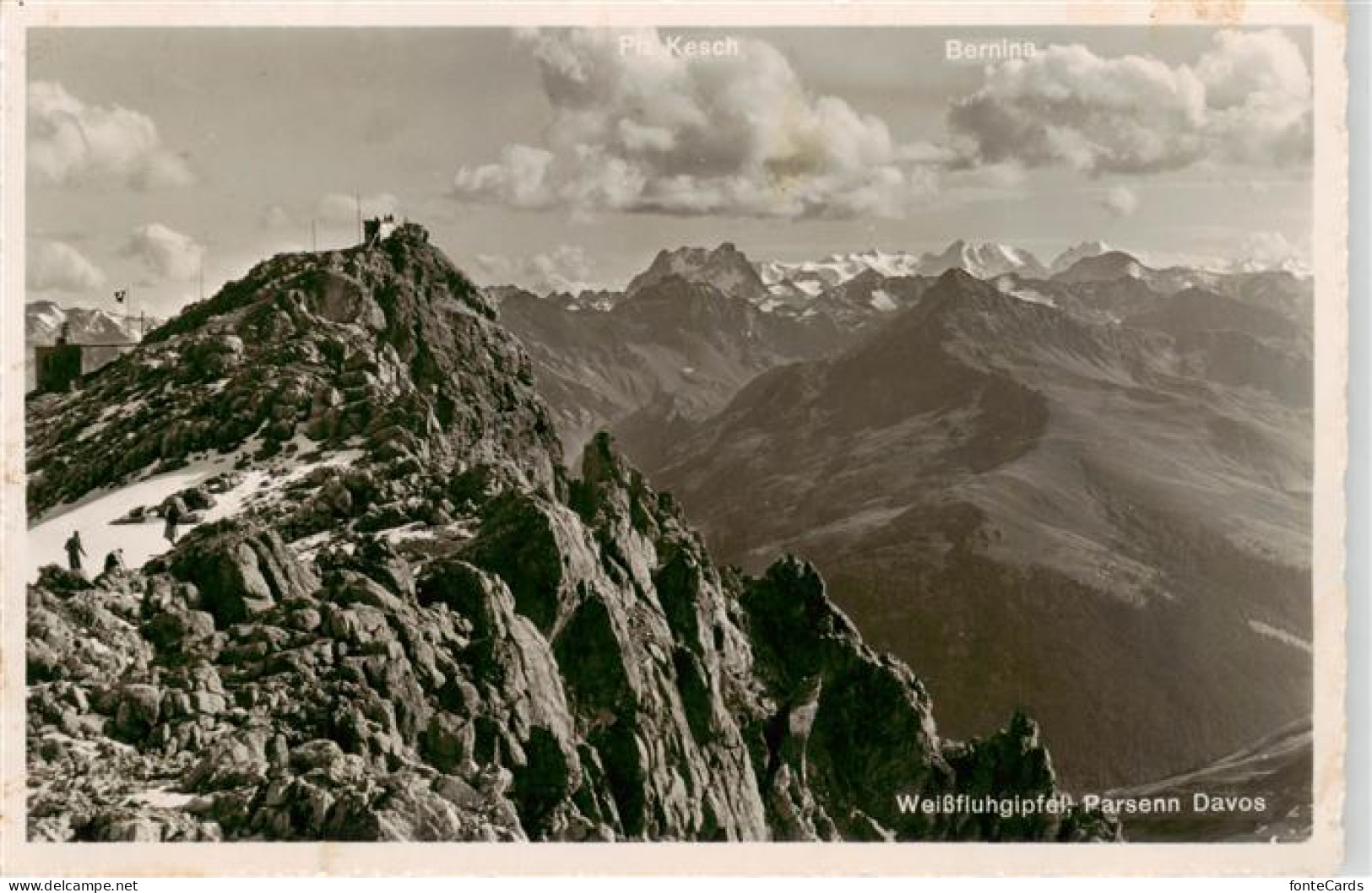 13955580 Parsenn_Davos_GR Weissfluhgipfel Gebirgspanorama - Sonstige & Ohne Zuordnung