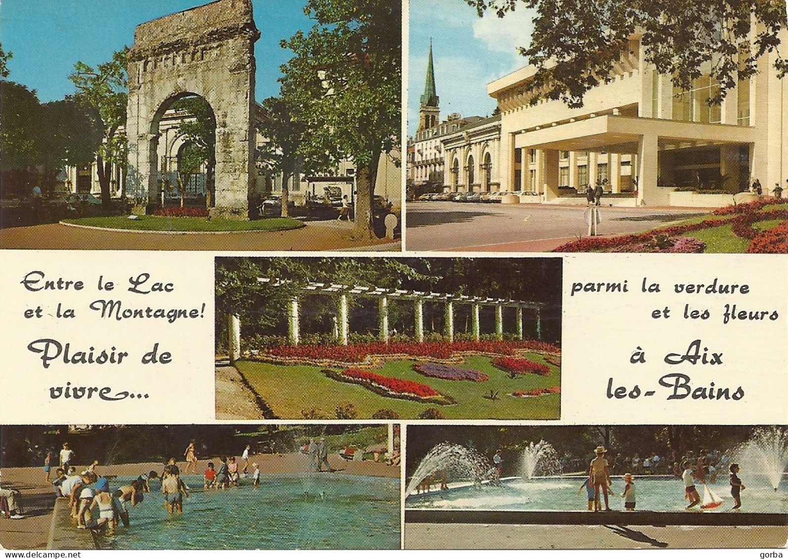 *CPM - 73 - AIX Les BAINS - Multivues - Aix Les Bains