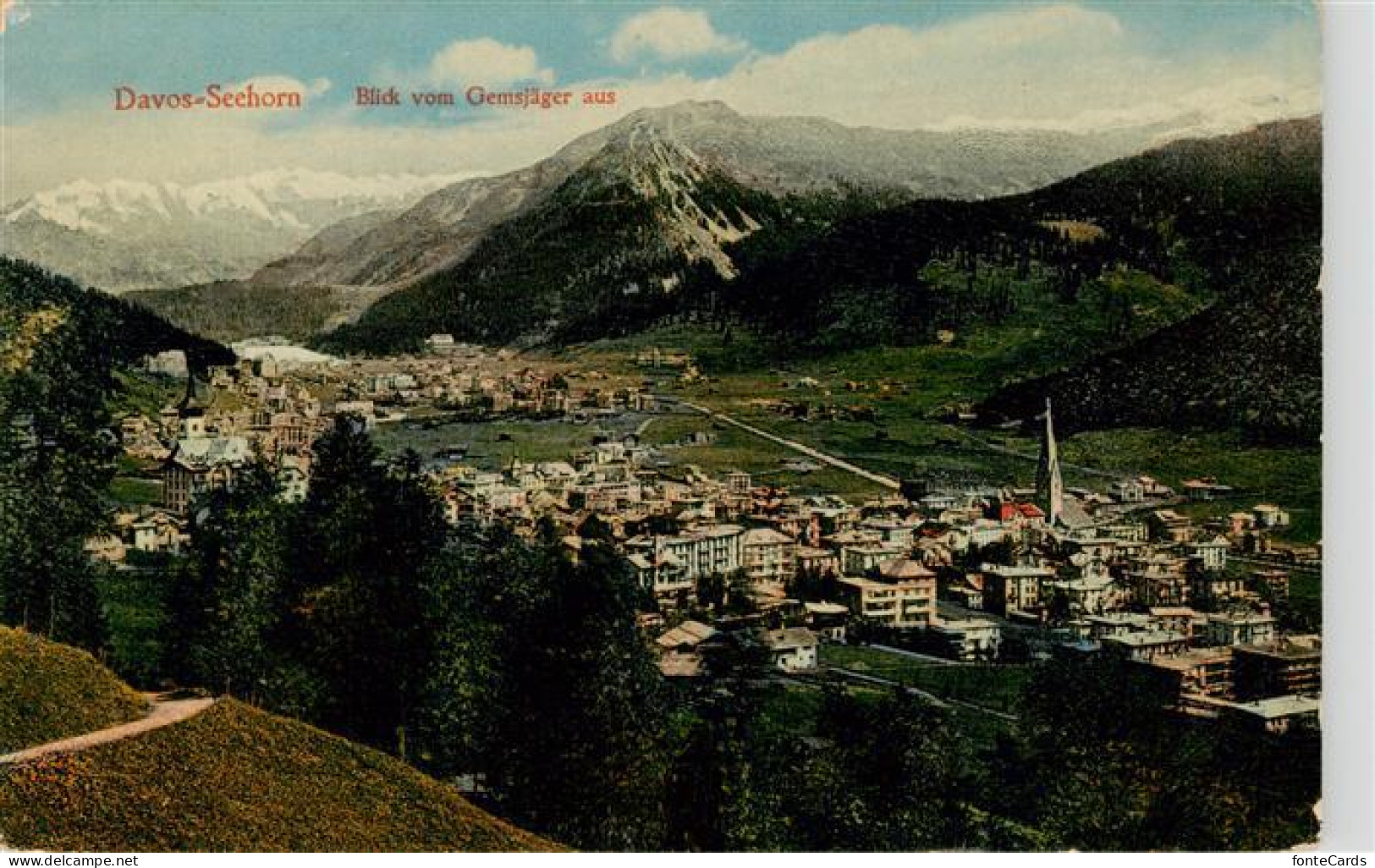 13955574 Seehorn_Davos Panorama Blick Vom Gemsjaeger Aus - Andere & Zonder Classificatie