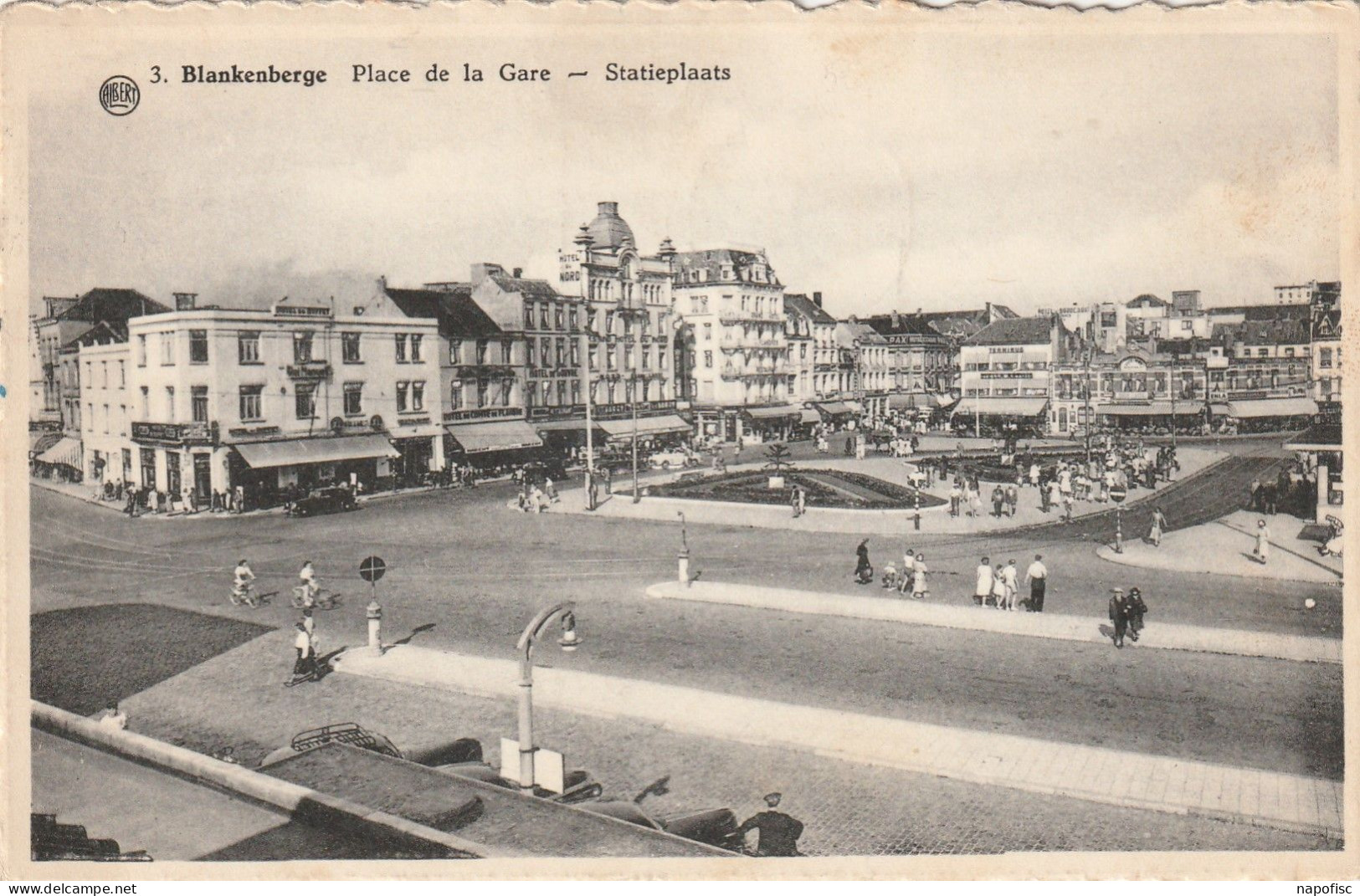 104-Blankenberge-Blankenberghe Statieplaats Place De La Gare - Blankenberge