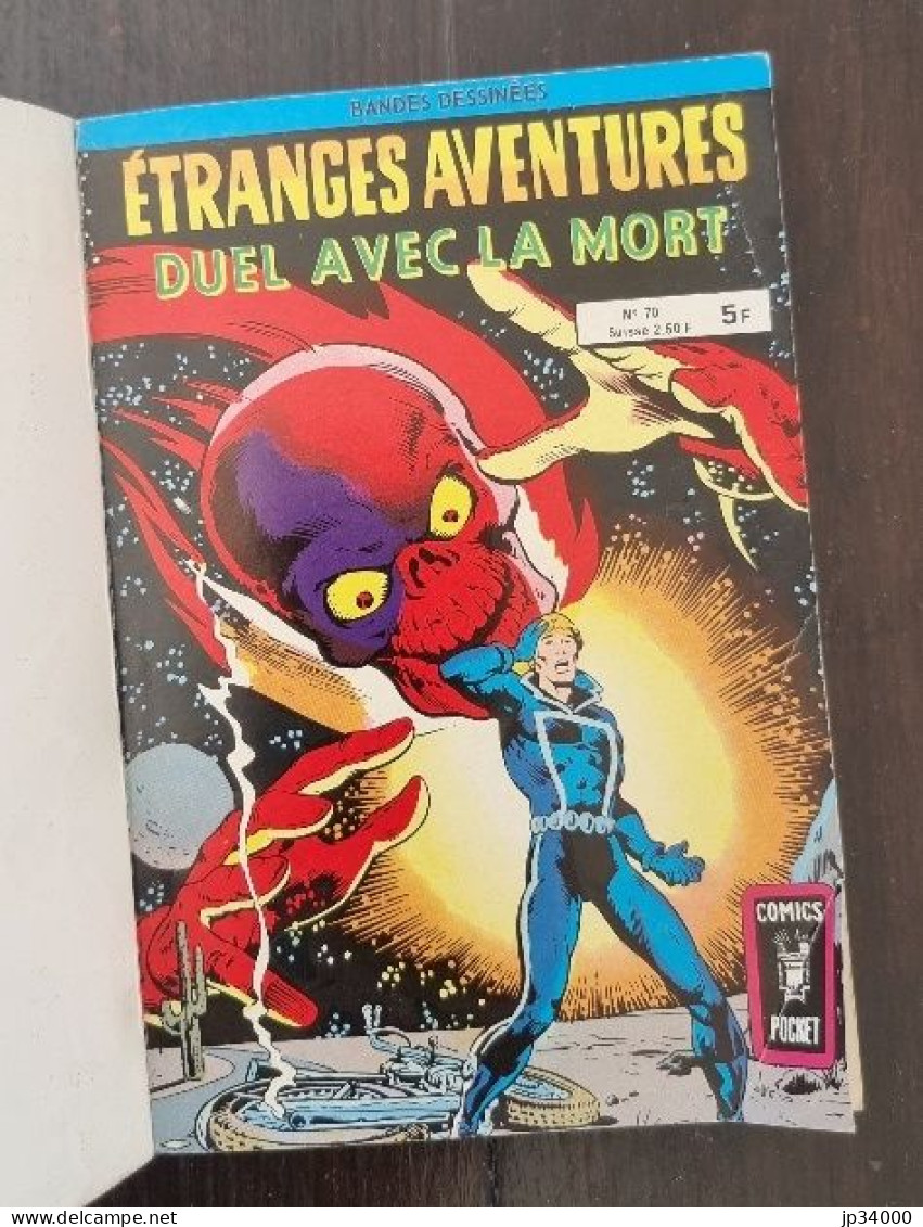 ETRANGES AVENTURES Album N°3296. Contient Les N°70+19. Comics Pocket/aredit 1981 - Petit Format