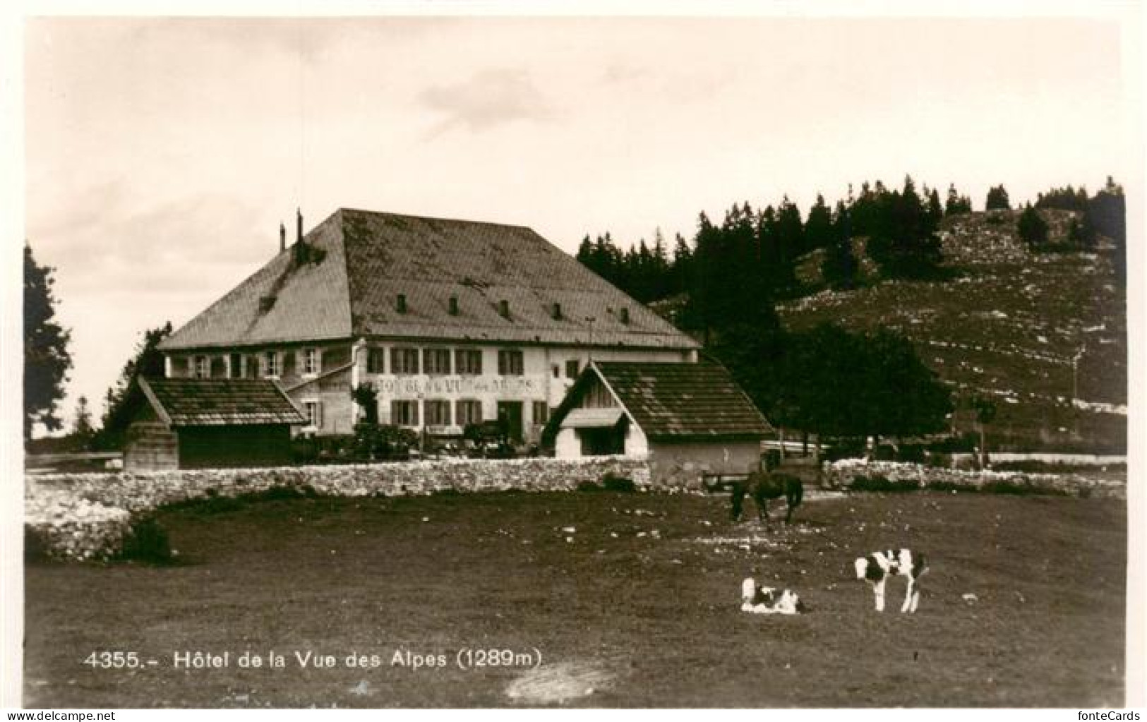 13955569 Neuchatel_NE Hôtel De La Vue Des Alpes - Sonstige & Ohne Zuordnung