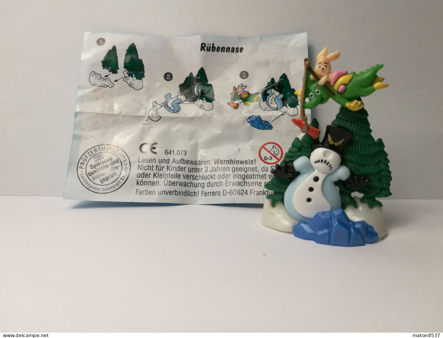 Kinder :  641073  Puzzle Tabaluga Drachenstark 2000-01 - Rübennase + BPZ - Inzetting