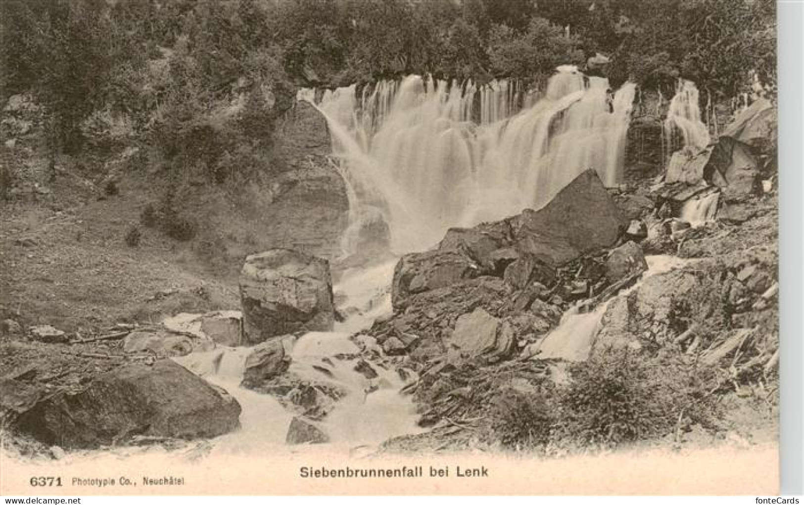 13955539 Lenk_Simmental_BE Siebenbrunnenfall Wasserfall - Otros & Sin Clasificación