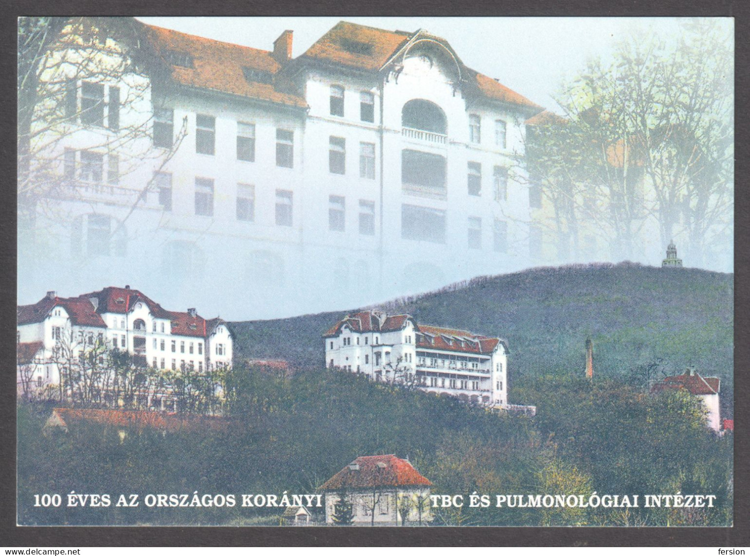 Hospital Sanatorium Hospital Korányi Frigyes DOCTOR Pulmonolgy TBC Tuberculosis FDC Stationery Postcard 2001 Hungary - Krankheiten