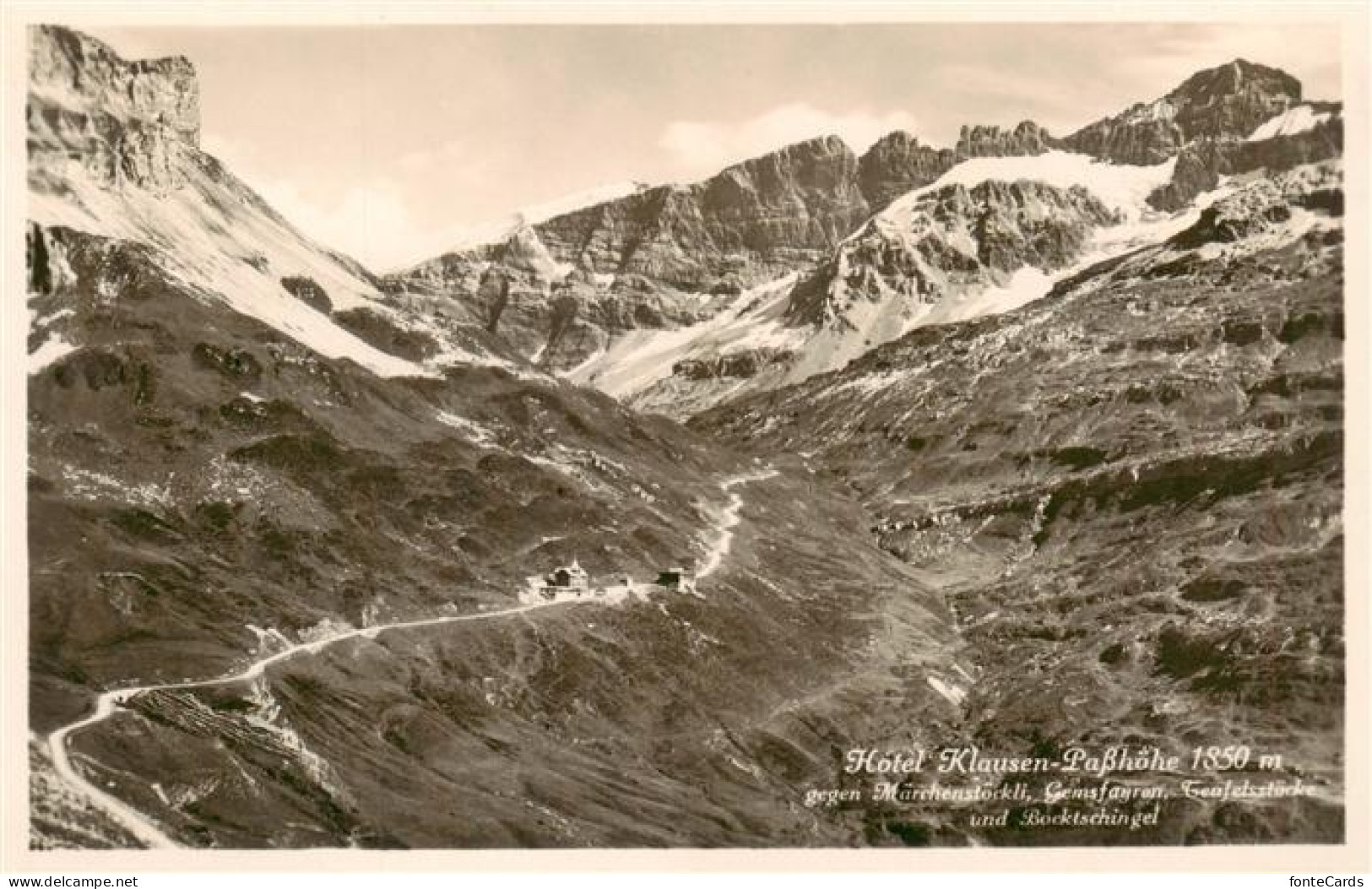 13955531 Klausenpass_1948m_UR Hotel Klausen-Passhoehe - Sonstige & Ohne Zuordnung