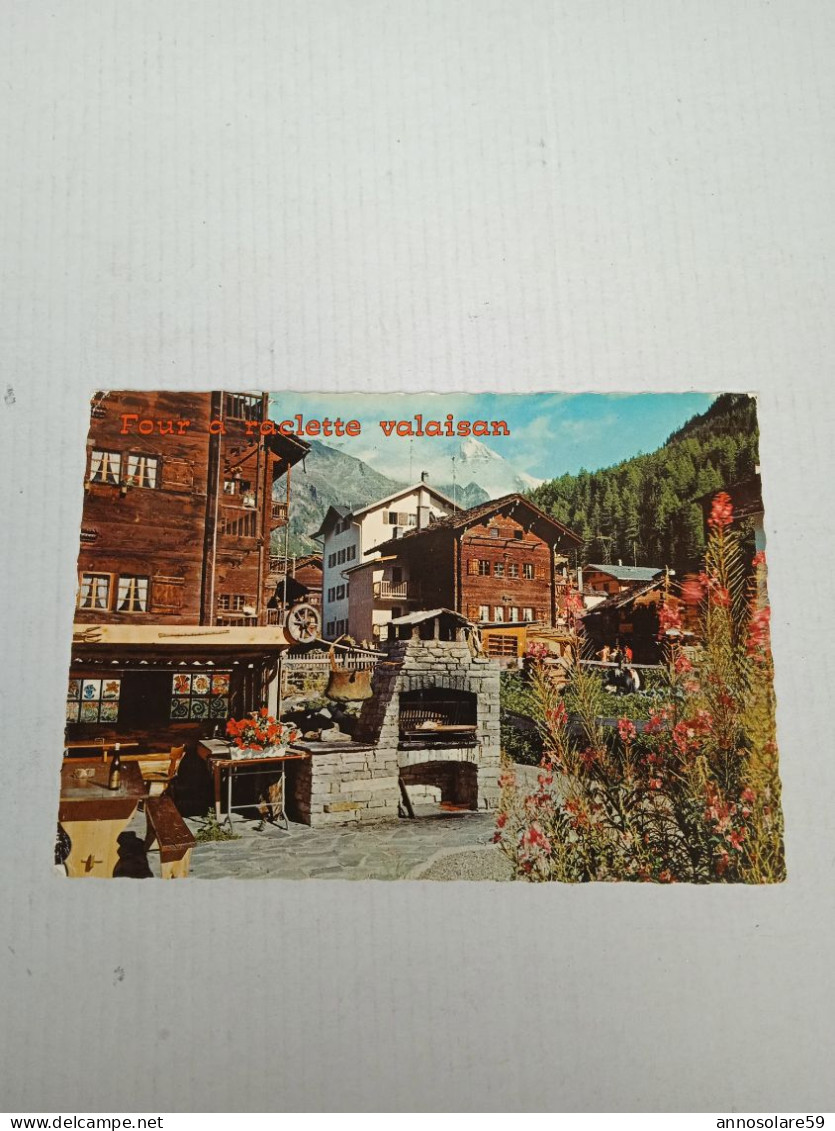 CARTOLINA: FOUR A RACLETTE VALAISAN - VIAGGIATA - F/G - COLORI - LEGGI - Modane