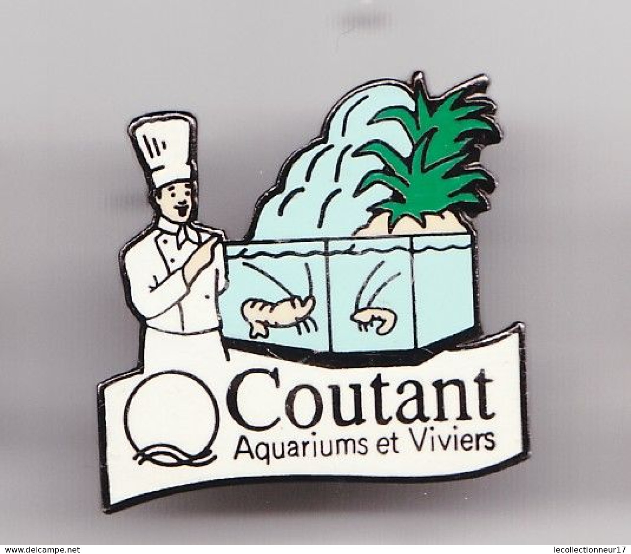 Pin's Coutant Aquariums Et Viviers La Rochelle En Charente Maritime Dpt 17  Réf 8367 - Cities