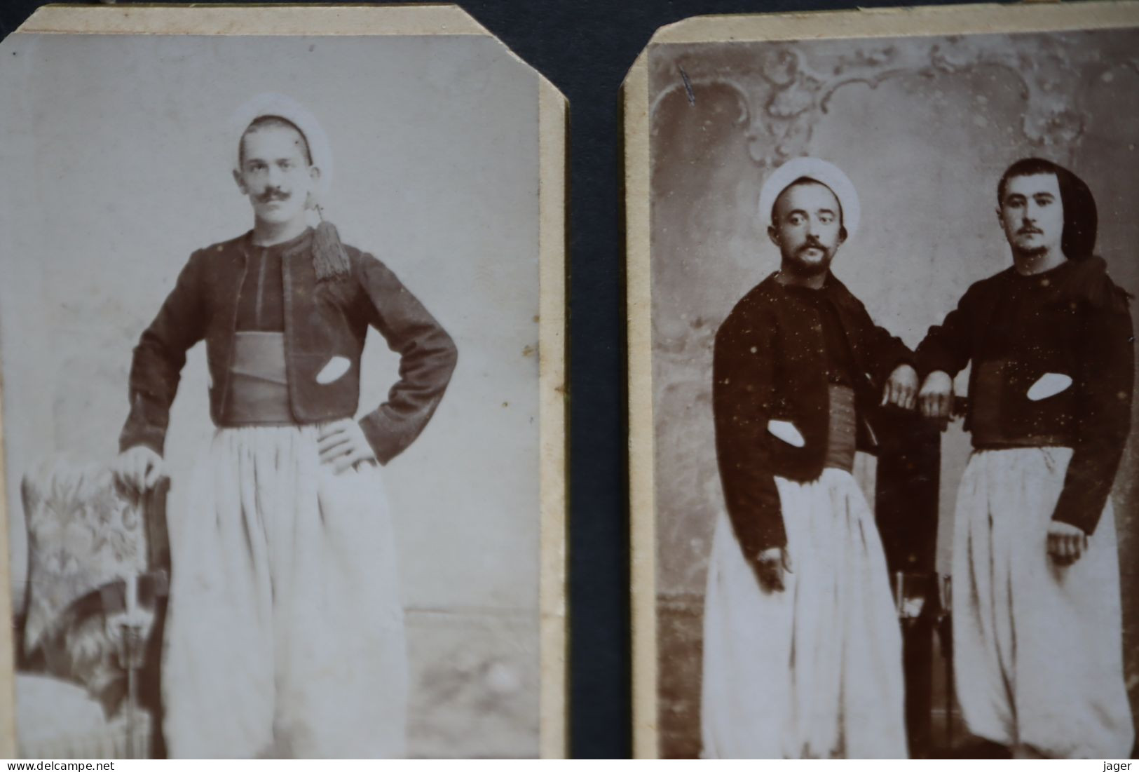 3 CDV ZOUAVES Par LEVY à Oran Armée D'Afrique - War, Military