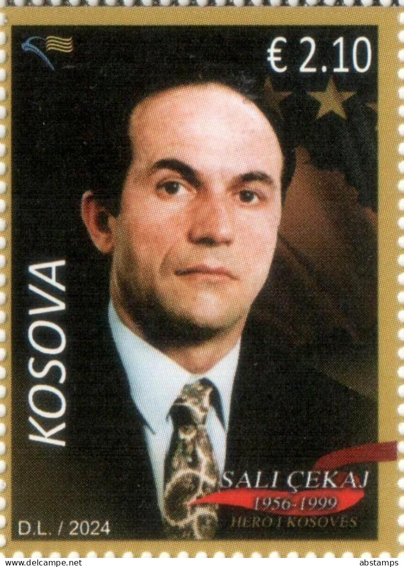 Kosovo Stamps 2024. Hero: Sali Çekaj. Personality. Set MNH - Kosovo