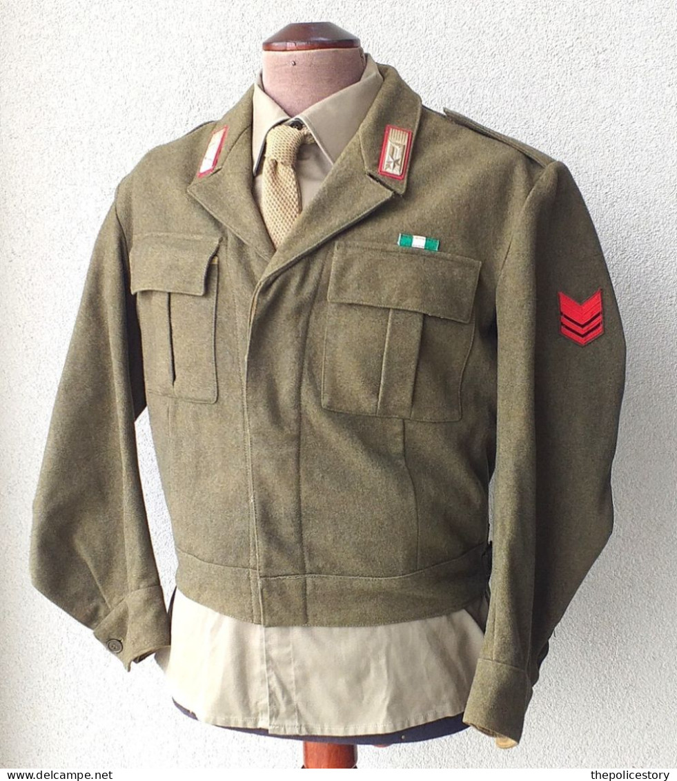 Giacchino Corto Camicia Cravatta Appuntato CC Anni '50/60 Originale Marcato - Uniforms