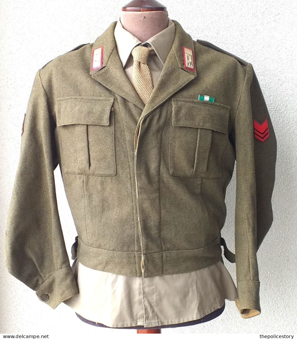 Giacchino Corto Camicia Cravatta Appuntato CC Anni '50/60 Originale Marcato - Uniformen