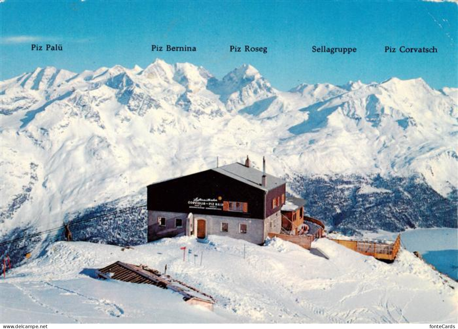 13953818 Corviglia_St_Moritz_GR Endstation Der Luftseilbahn Corviglia Piz Nair B - Other & Unclassified