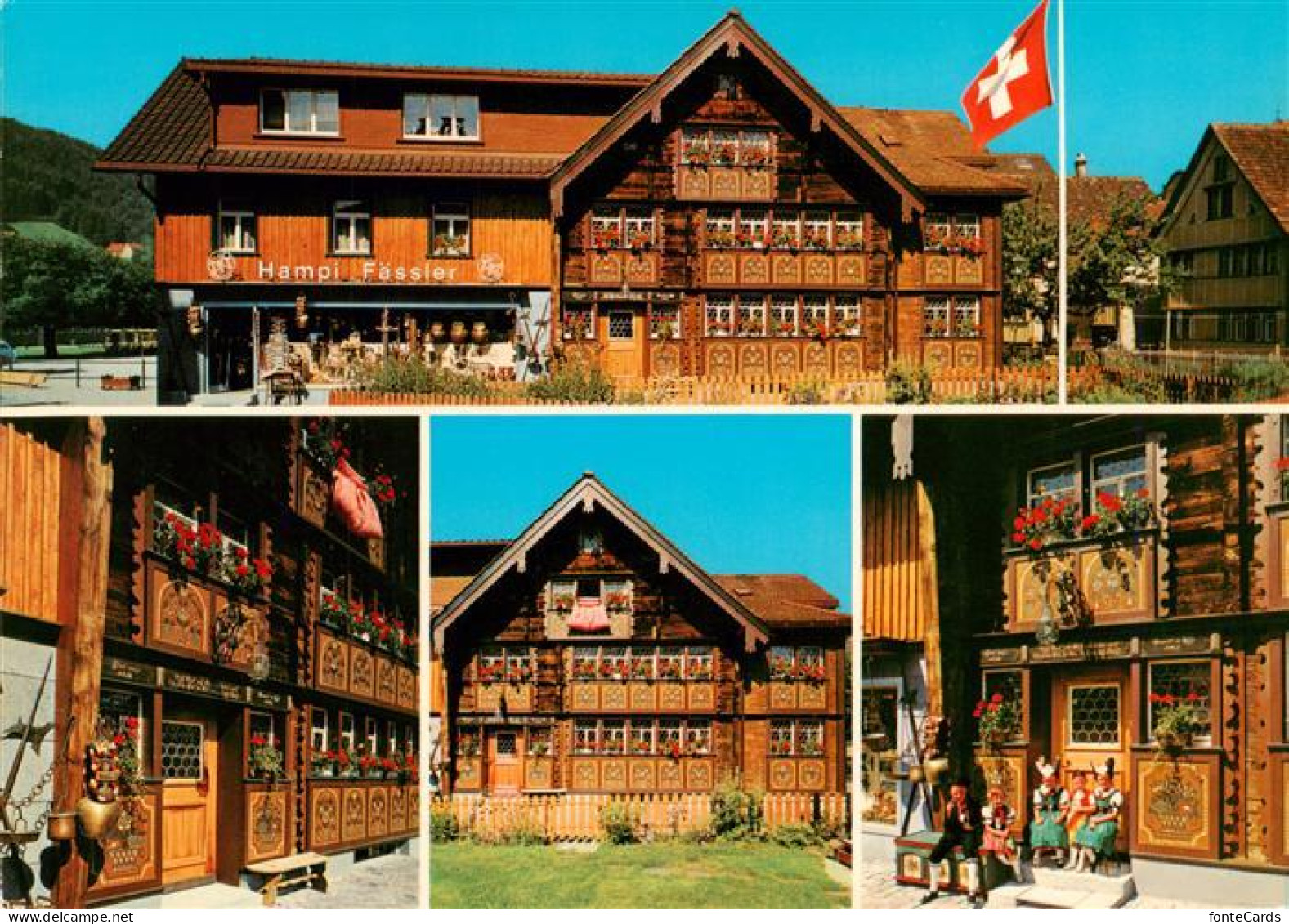 13952899 Appenzell_IR Bemaltes Haus Des Glockensattlers Hampi Faessler Engelgass - Autres & Non Classés