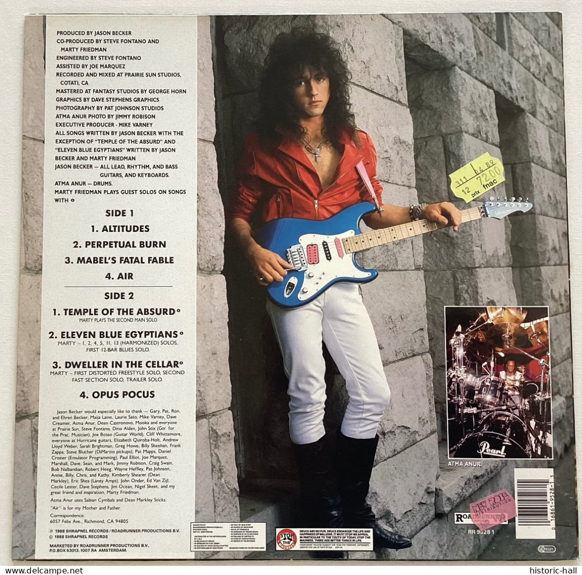 JASON BECKER - Perpetual Burn - LP - 1988 - Holland Press - Hard Rock & Metal