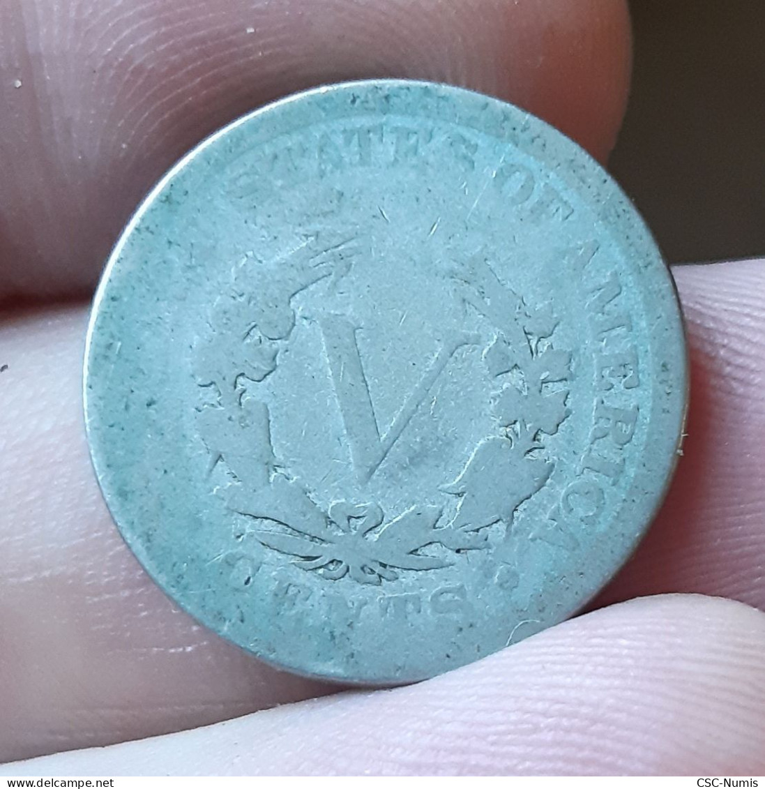 (LP#075) - USA - 5 Cents 1894 - 1883-1913: Liberty (Libertà)