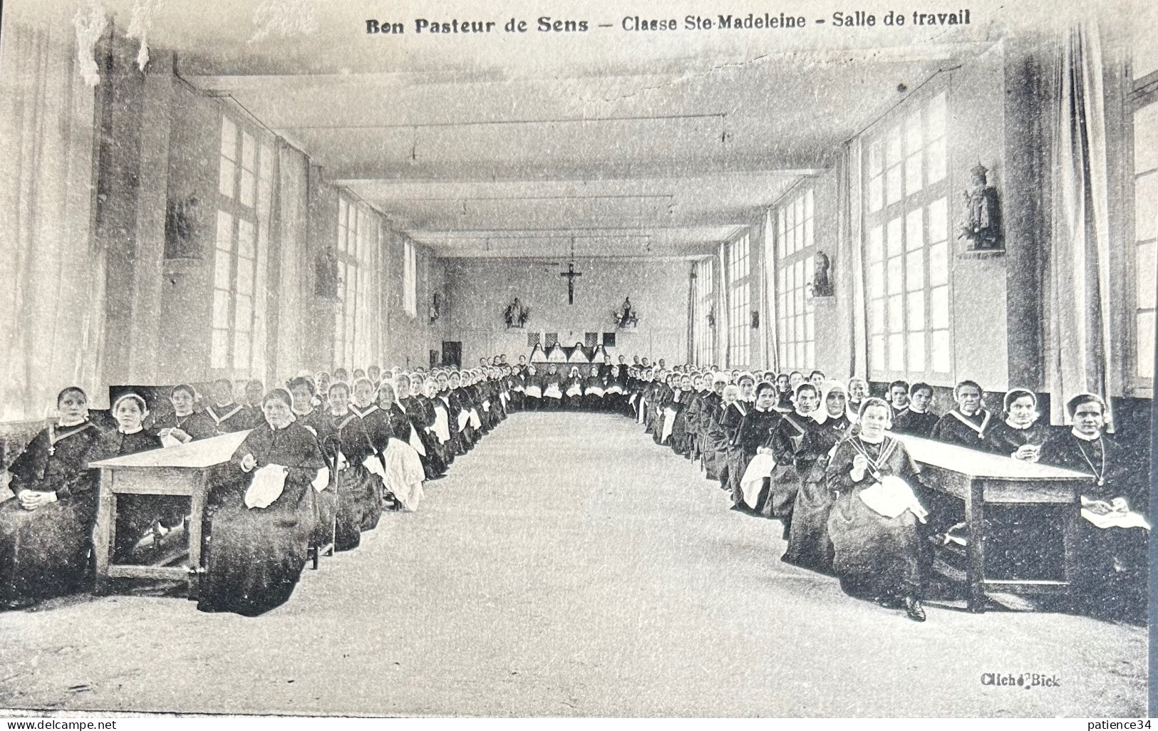 89 - Carte Rare - Bon Pasteur De Sens - Classe Ste Madeleine - Salle De Travail - Sens