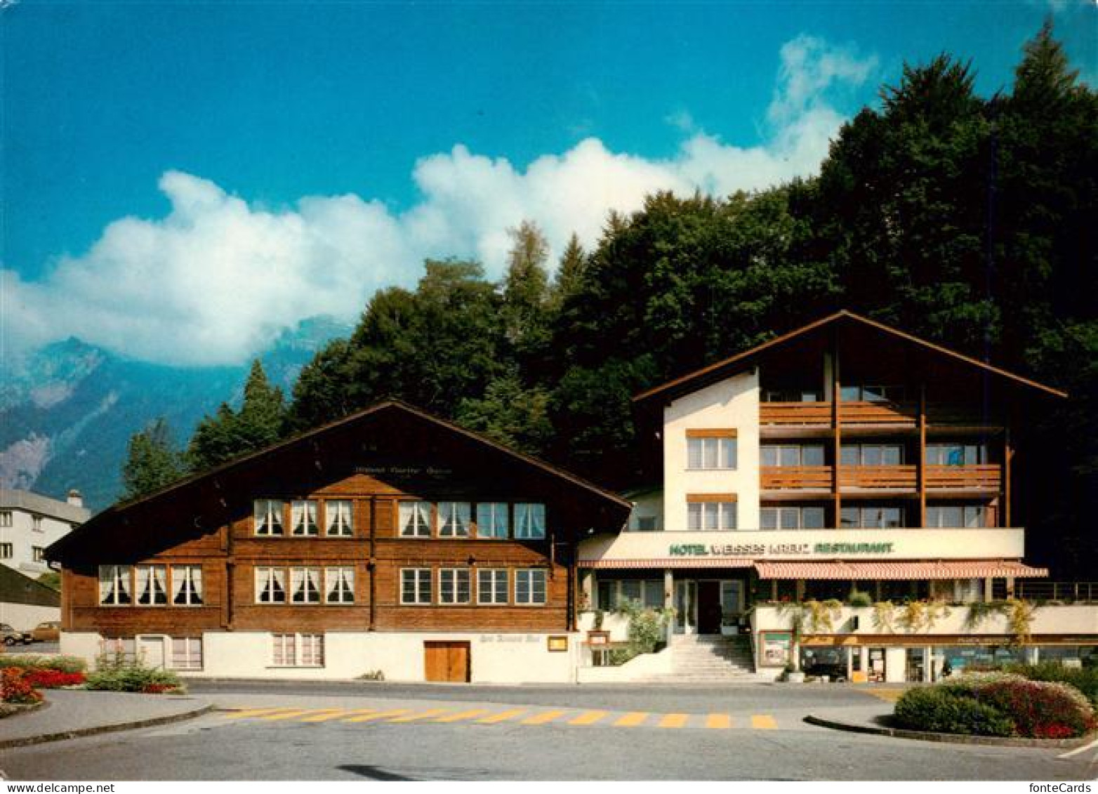 13951966 Brienz_Brienzersee_BE Hotel Weisses Kreuz - Andere & Zonder Classificatie