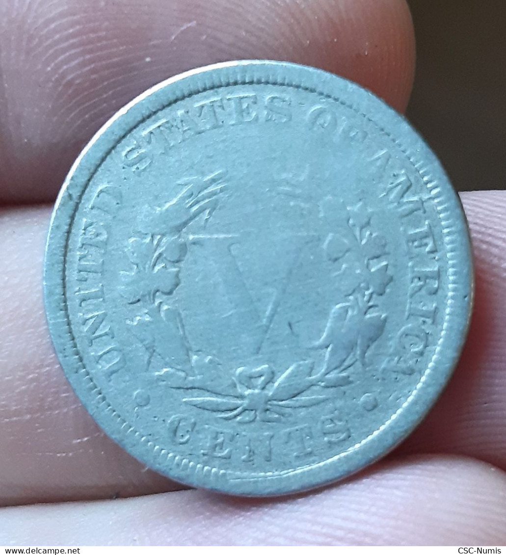 (LP#076) - USA - 5 Cents 1905 - 1883-1913: Liberty (Libertà)
