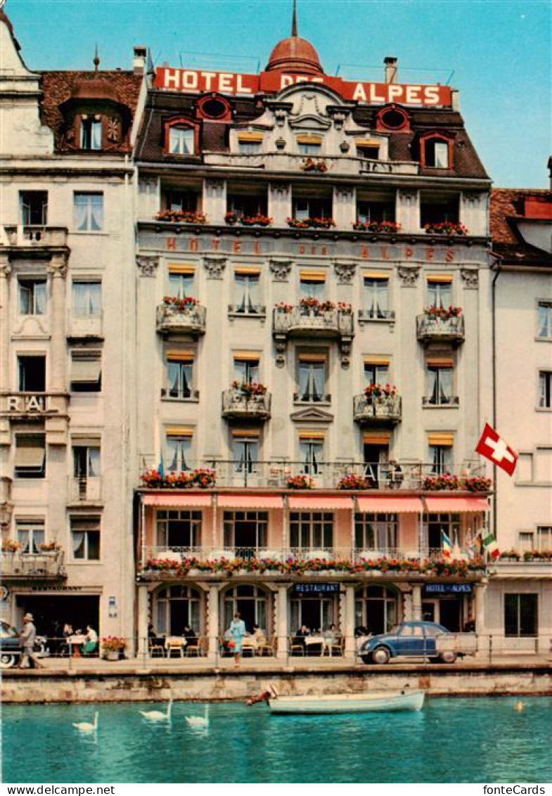 13951955 Luzern__LU Hotel Des Alpes Terrassen Restaurant - Autres & Non Classés