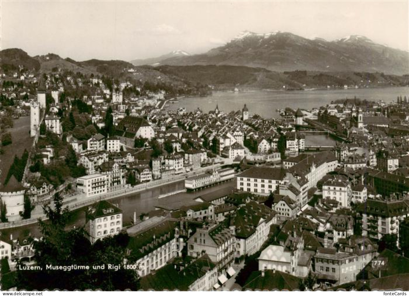 13951949 Luzern__LU Museggtuerme Und Rigi - Autres & Non Classés