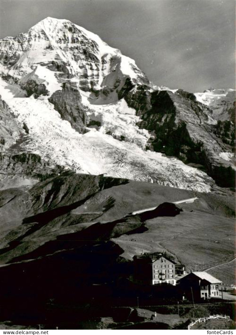 13951948 Kleine_Scheidegg_Interlaken_BE Mit Eigergletscher Und Moench - Otros & Sin Clasificación